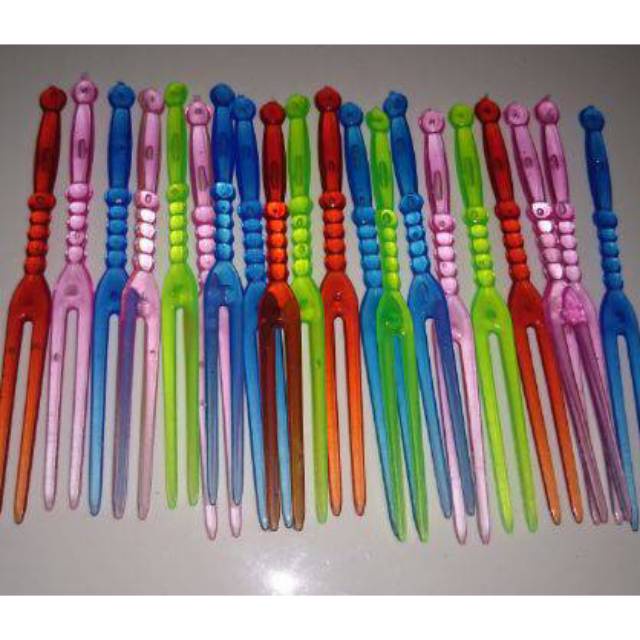 [1kg] Garpu Kue Ulang Tahun Kecil | Garpu Camilan Snack Buah Tusuk | Garpu Kecil Kiloan