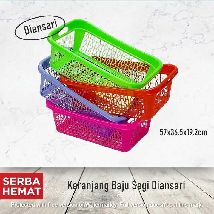 Kirim Instant/Sicepat Gokil/Shopee Express Keranjang Baju/Keranjang Laundry Segi Diansari