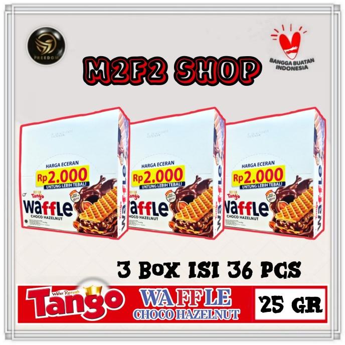 

Tango Waffle Choco Hazelnut | Krim Cokelat Sachet - 25 gr (3 Box)