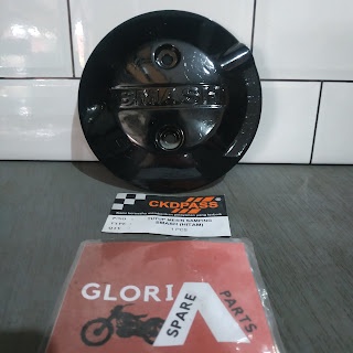 Tutup Cover Blok Kopling Smash 110 Lama New Hitam