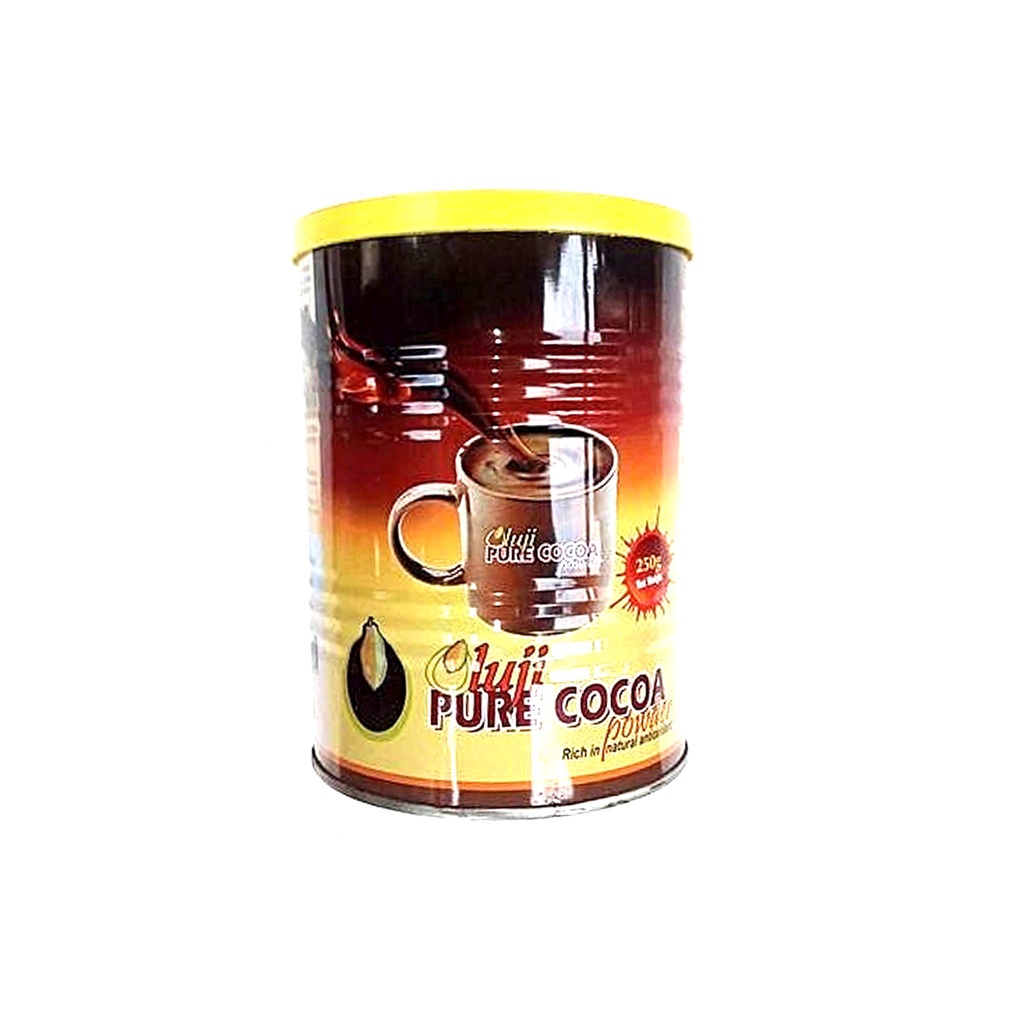 Oluji Pure Cocoa Powder is 100% natural Cacao