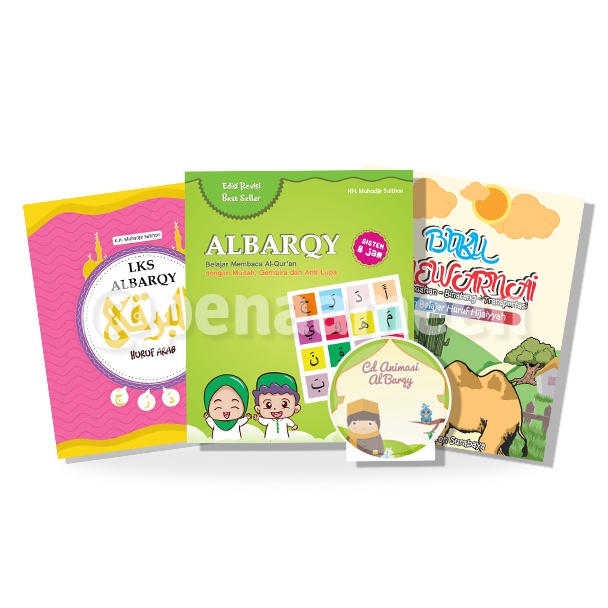 BUKU BELAJAR MEMBACA AL QURAN (METODE ALBARQY) - PAKET 3
