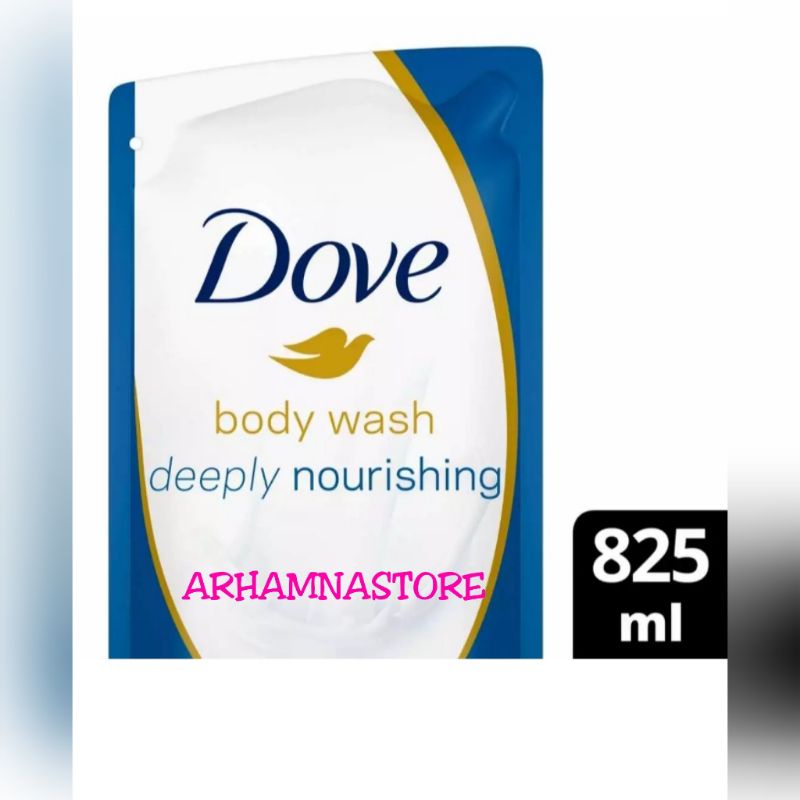 DOVE Deeply Nourishing Sabun Mandi Cair Refill 825ml