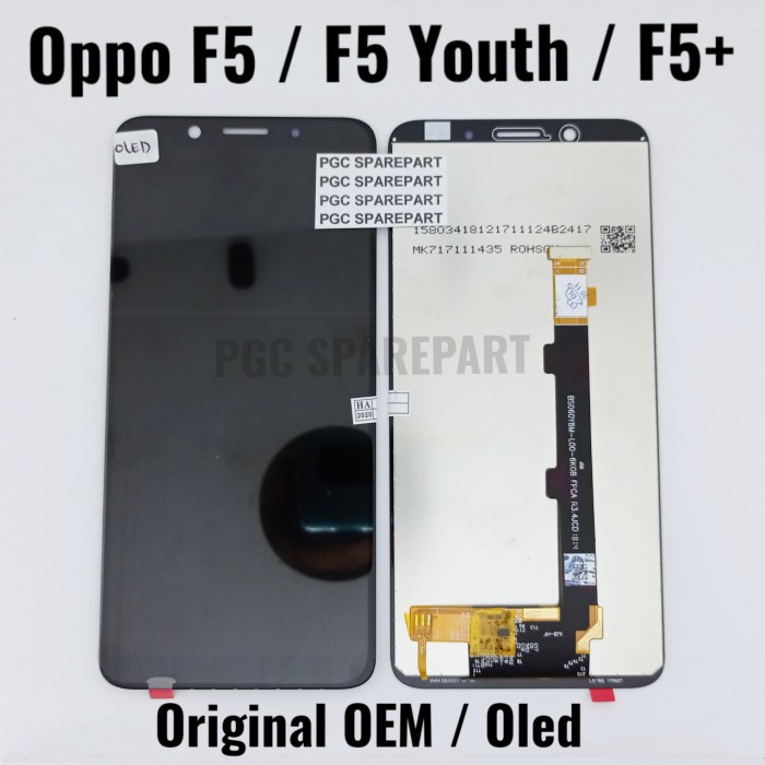 Original Oem Lcd Touchscreen Fullset Oppo F5 / F5+ F5 Plus / F5 Youth