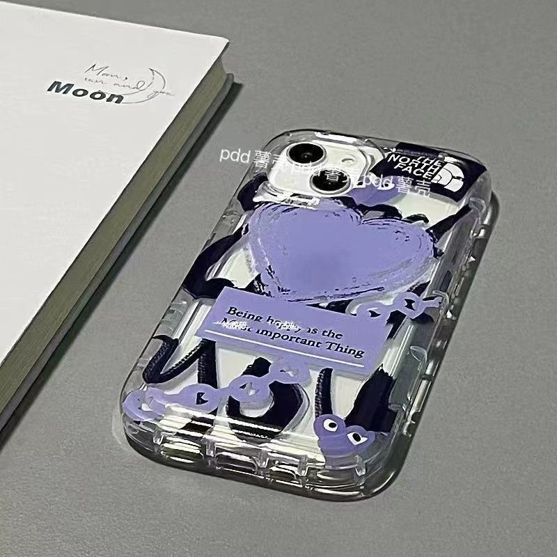 Chaopai Soft Case Hp Gambar Hati Untuk IPhone 12 / 13 / 14 / 11promax / X / Xs Max / Xr bbggbh