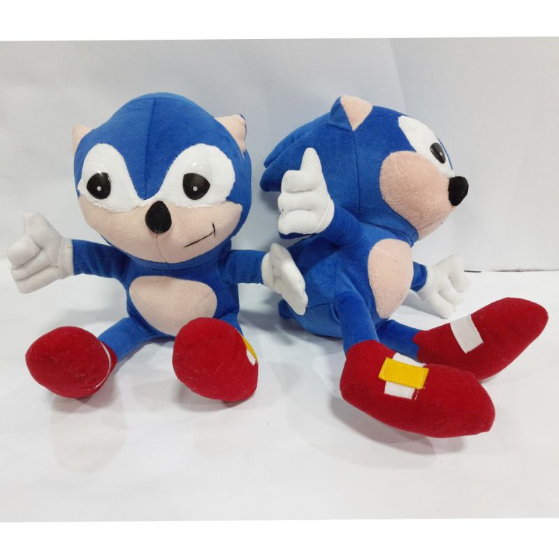 Jual Boneka Karakter Kartun Sonic Sonik The Hedgehog Maskot Sega Biru ...