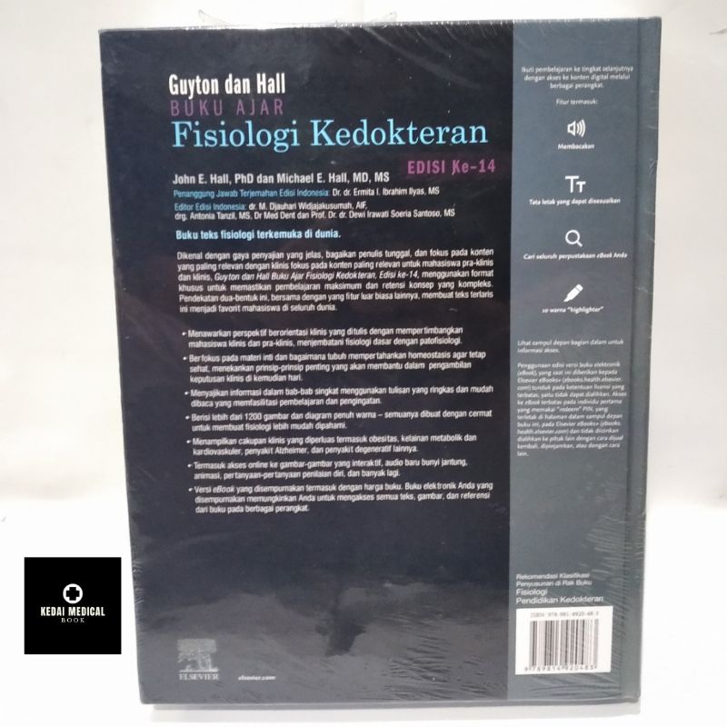 ( ORIGINAL) BUKU AJAR FISIOLOGI KEDOKTERAN GUYTON EDISI 14 TERBARU