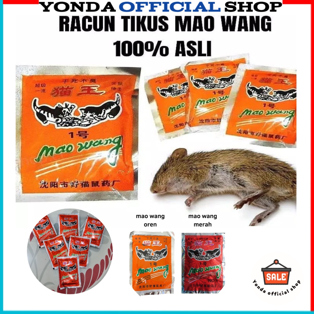 Y1405- Racun Tikus mematikan MAO WANG Tikus Mati