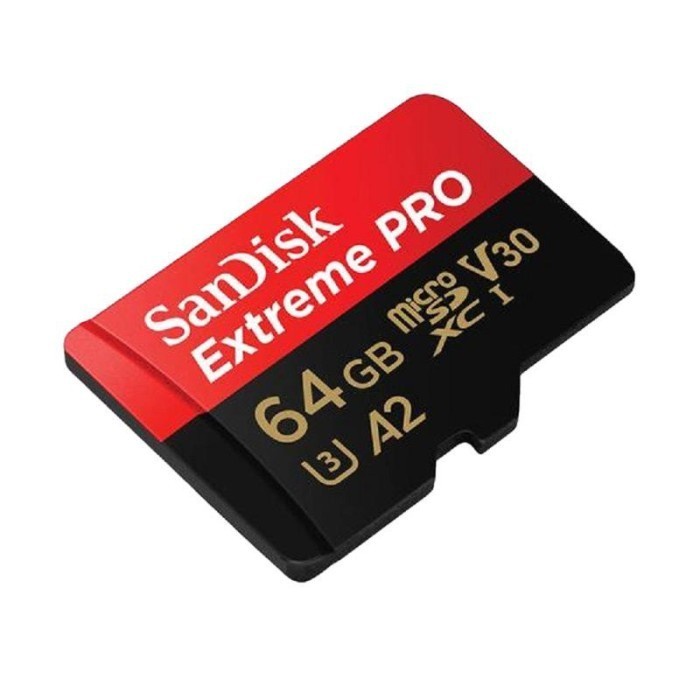 Sandisk MicroSD Extreme Pro A2 U3 200MBps 4K UHD Action Cam - 64GB