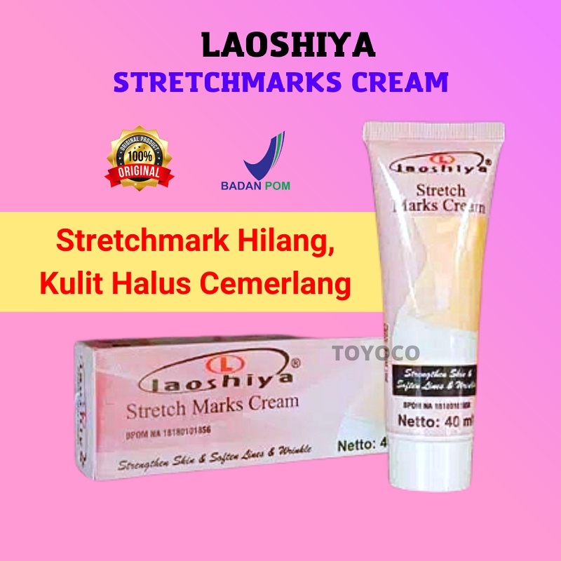 Laoshiya Cream Stretchmarks Salep Strechmark Cream Penghilang Strechmark Ampuh Permanen Bpom Obat Strechmark