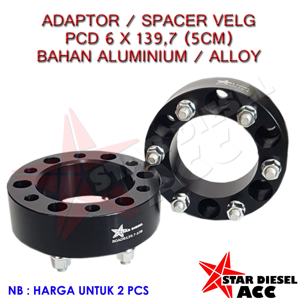 SPACER VELG PCD 6 X 139.7 5CM ADAPTOR VELG FORD EVEREST