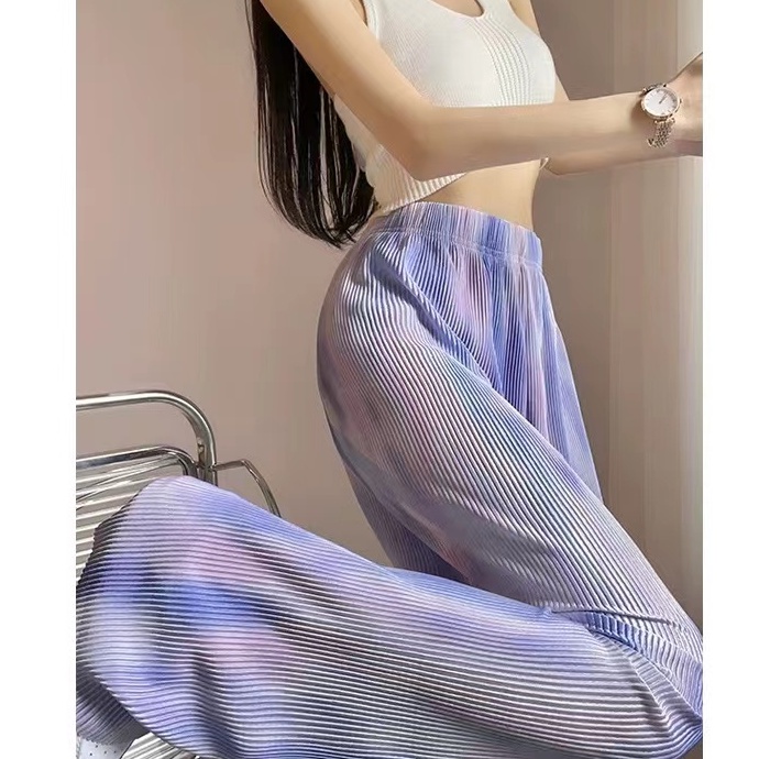 【Blossom】Casual Tie-dye Wide-Legged Pants 2424