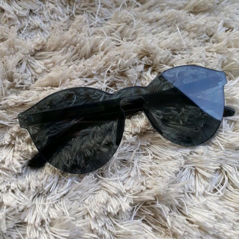 Kacamata Jelly Hitam//Kacamata Jelly//Kacamata Hitam//Kacamata Hitam Wanita Pria//Kacamata Pantai Hi