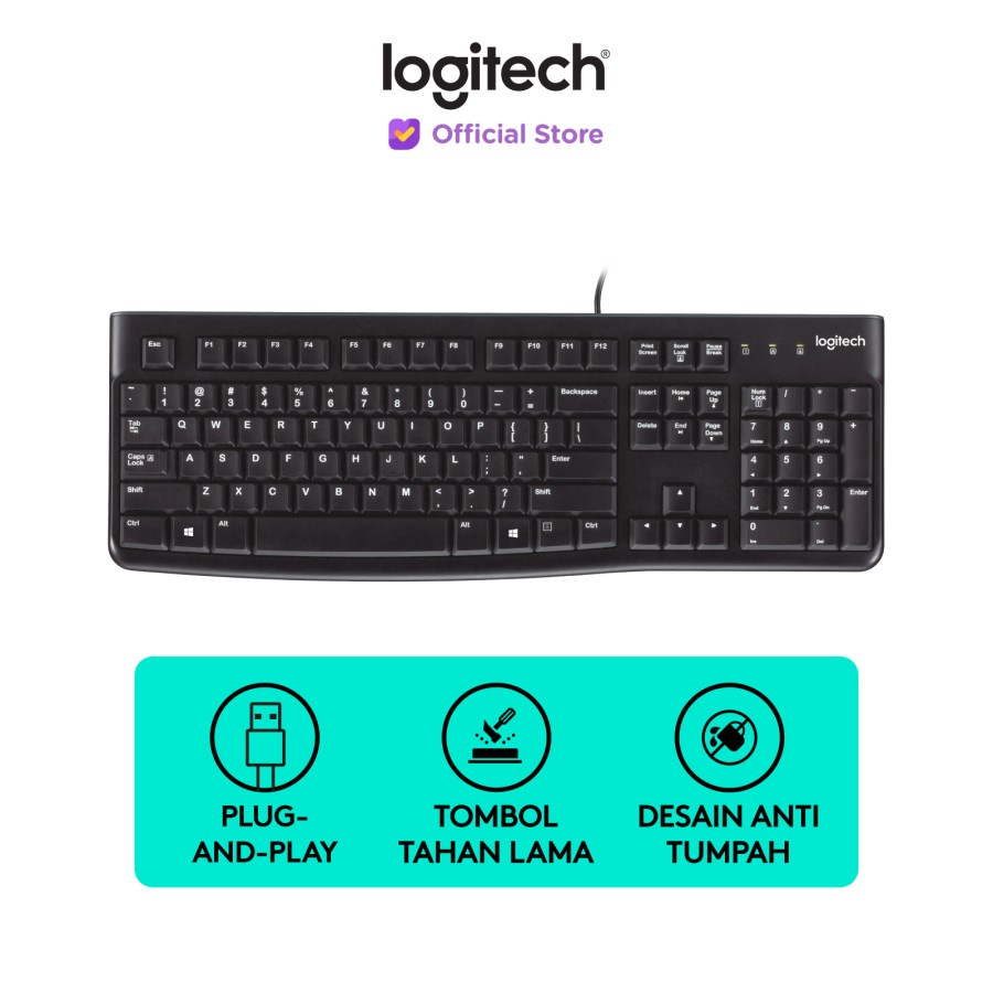 KEYBOARD LOGITECH K120 ORIGINAL