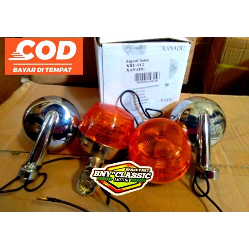 Lampu sein lampu reting cb100 cb125 standart ori 4pcs