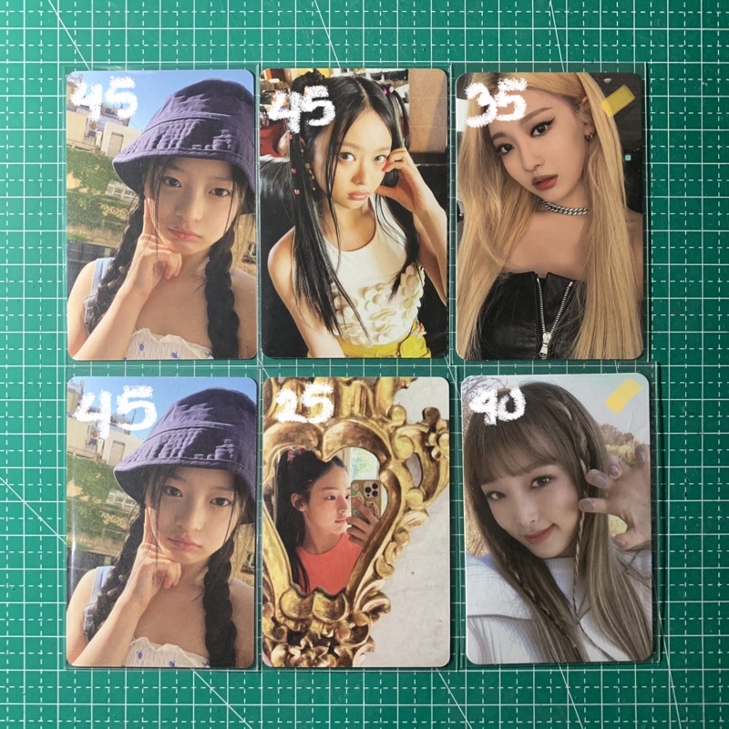 PC Photocard NewJeans Hanni Bucket Bag Minji Mirror Weverse Ningning Aespa Kwangya Yena Ilalang Iz*O