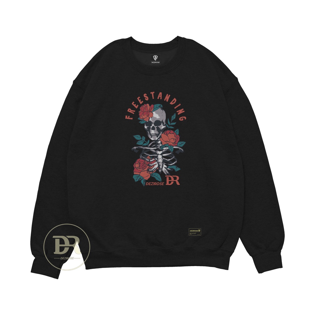 DEZIROSE Sweater Crewneck Freestanding (Sablon) Size M-XXL ( Pria &amp; Wanita ) Distro