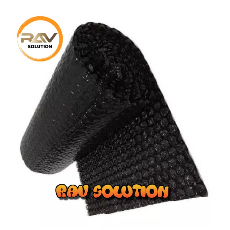 Bubble wrap tambahan terpisah untuk paket aman bubble hitam  - RAV SOLUTION