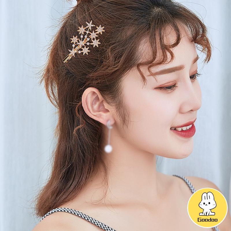 Jepit Rambut Korea Wanita Fashion Motif Terbaru Full Bintang Permata Zirkon original -Doo