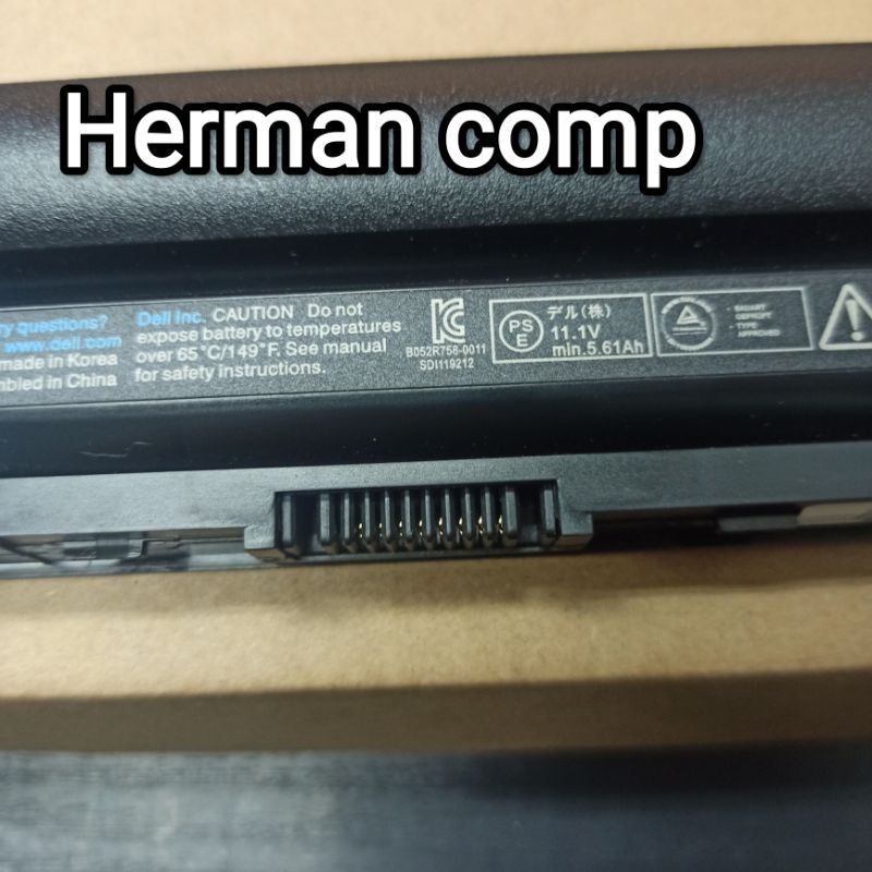 Original Baterai Dell Latitude E6120 E6220 E6230 E6320 E6330 E6430S RFJMW 65Wh