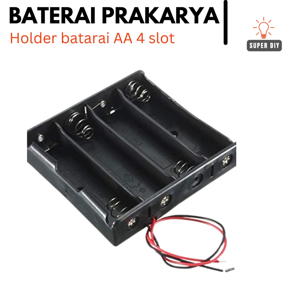 DUDUKAN BATERAY BATRE BATARAI  AA / DUDUKAN BATERAI / BATARAY HOLDER / BRAKET BATARAI / TEMPAT BATAERAI KECIL