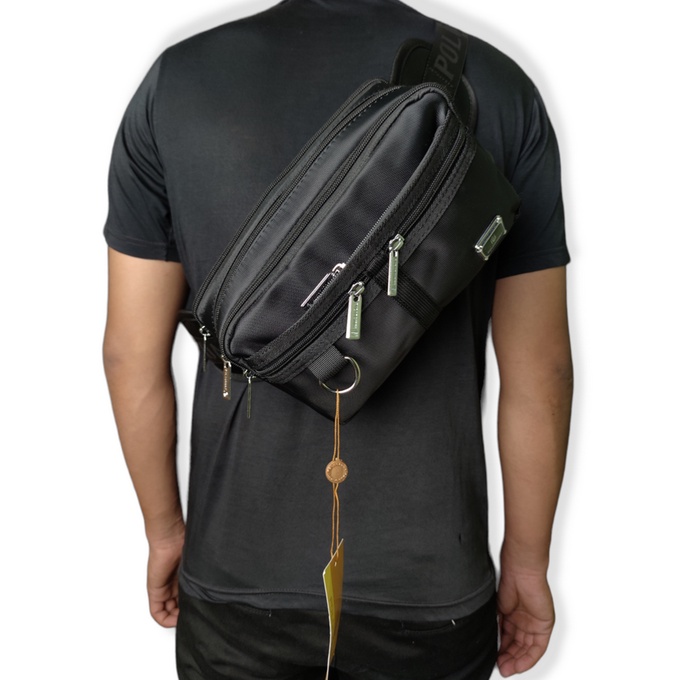Polo Danny Original Tas Pinggang Tas Selempang Premium Murah Berkualitas Bahan Poliester Premium Waistbag Tas Pria Wanita