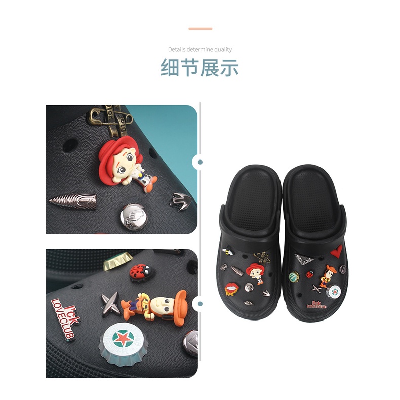 18pcs Sepatu Crocs Jibbitz Toy Story Untuk Pria / Wanita Charms | Jibbitz Untuk Crocs