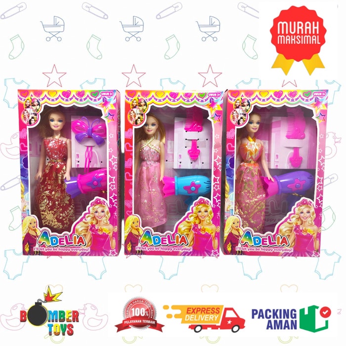 MAINAN ANAK BONEKA BERBIEE BEAUTY 168