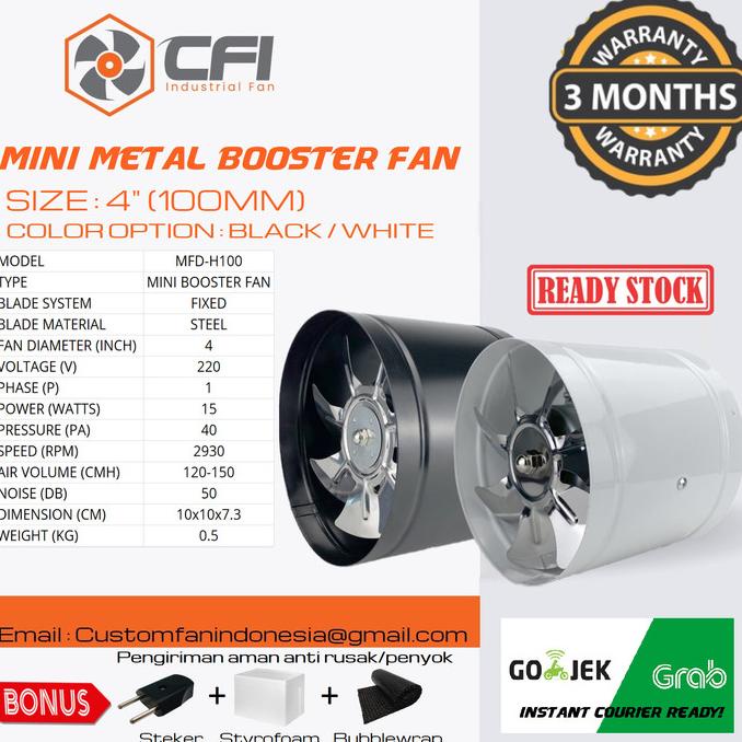 4" Inch mini Inline Fan/Booster Fan/Air Duct Fan/Exhaust Fan