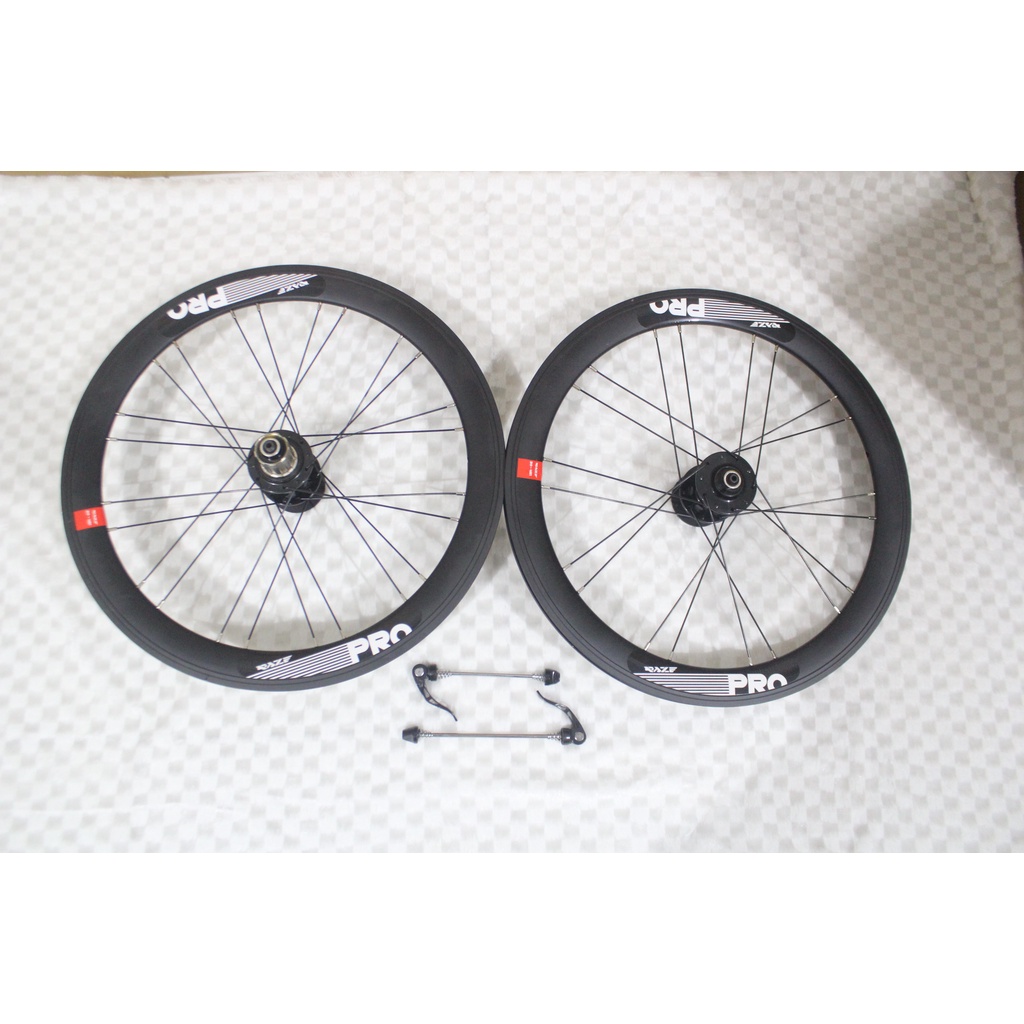 Velg rims wheelset sepeda lipat raze pro 20 x 1 3/8 20+ 451 22inch Disc Brake Discbrake