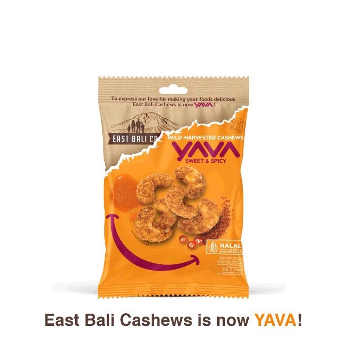 East Bali Cashew Yava Sweet &amp; Spicy Cashew Nuts - Kacang Sehat 35 gr