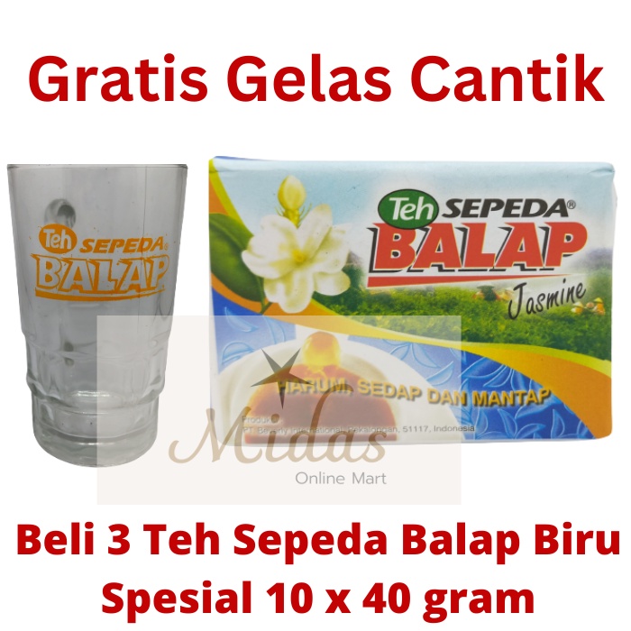 

Teh Sepeda Balap Biru Spesial 10 Pcs X 40 gram