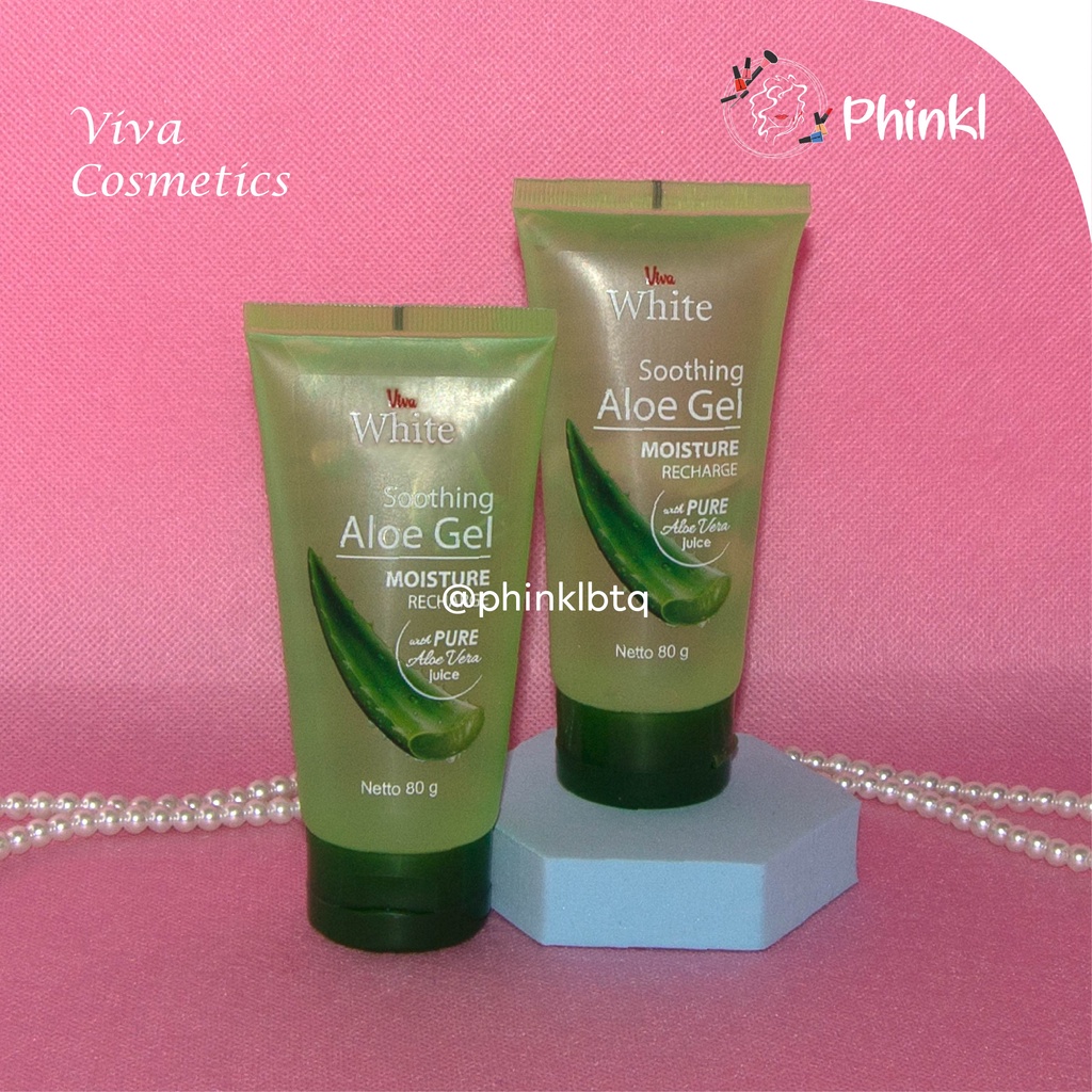 `ღ´ PHINKL `ღ´ 【v】【i】【v】【a】 Viva aloe vera gel anti inflamasi dari ekstrak lidah buaya bahan alami