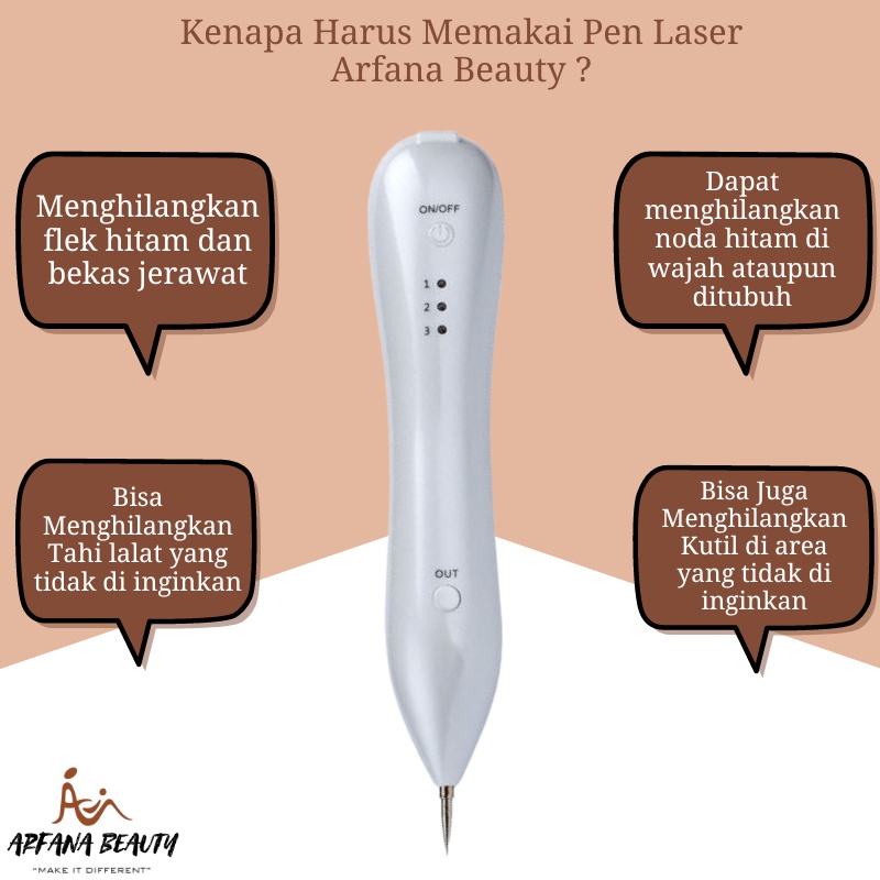 Pen Laser Perawatan Wajah Anti Flek Hitam Kutil Penghilang Tatto Pengencang Wajah CHS0110