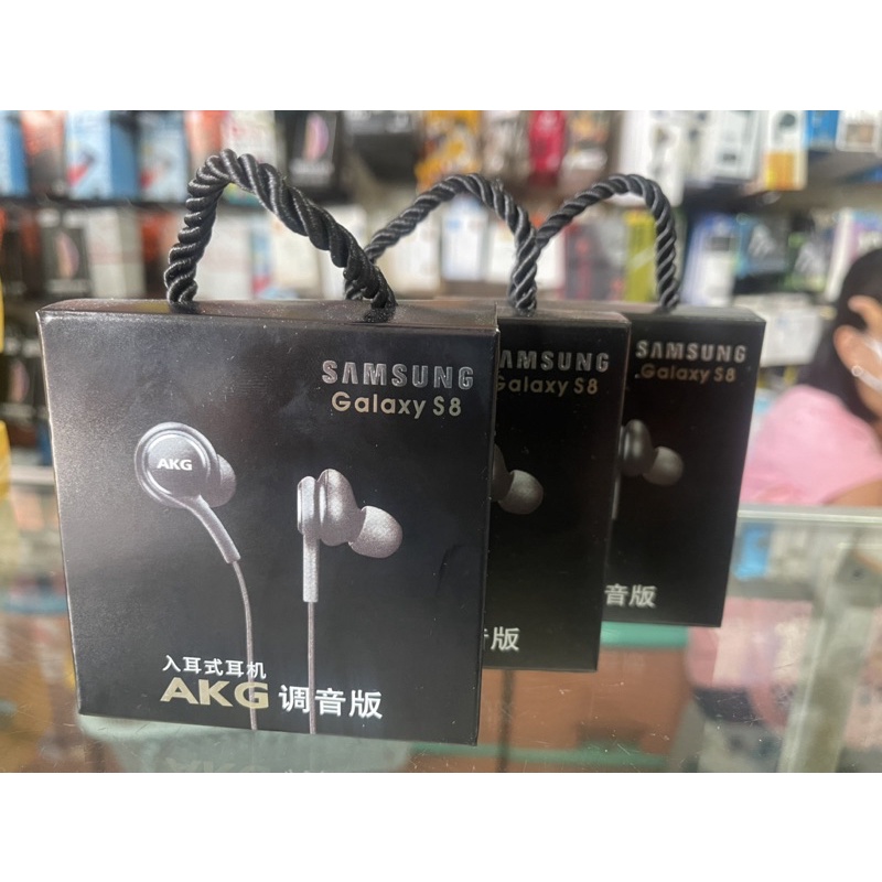 Headset earphone handsfree samsung akg s8 s8+ suara mantap