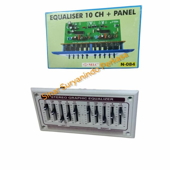 Kit tone Equalizer 10ch stereo, Rangkaian
