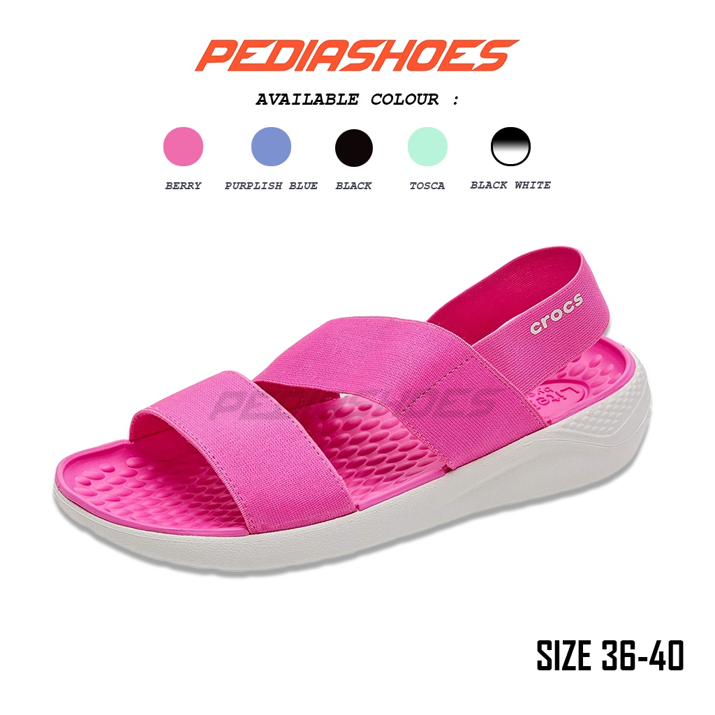 Crocs Wanita Literide Stretch Crocs Original Sandal Wanita Sandal Crocs Murah Fashion Wanita