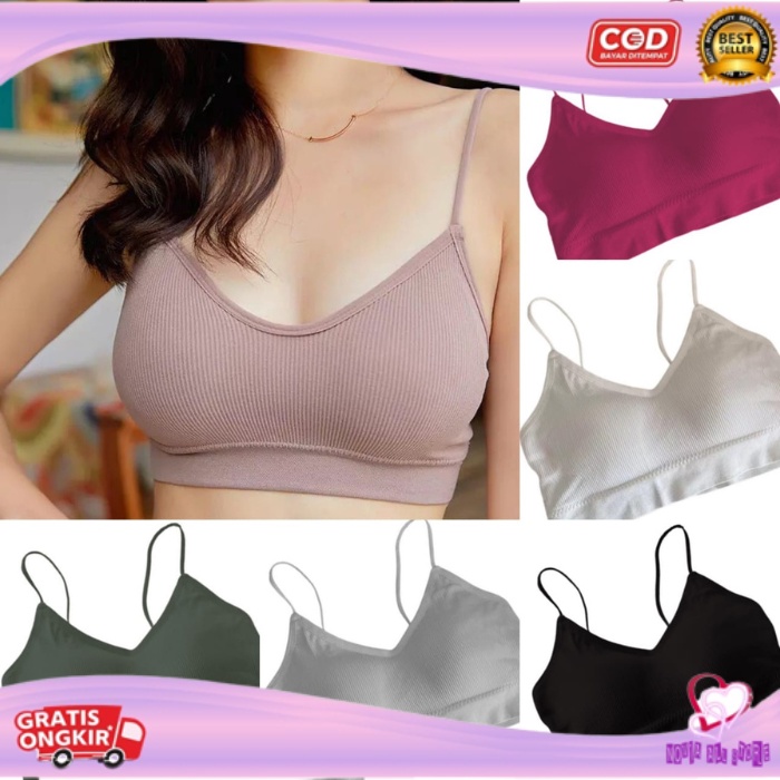 Promo Murah Bra Tank Top Push Up Bra Wanita Bra Tank Top