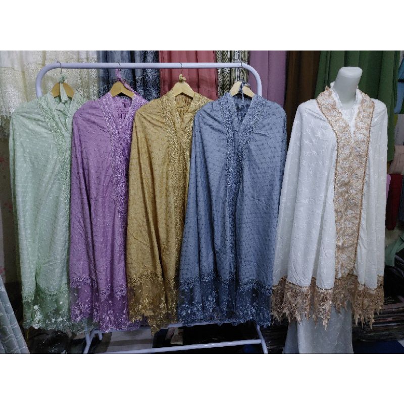 Mukena Katun Paris / Mukena Prada / Mukena Katun Parada