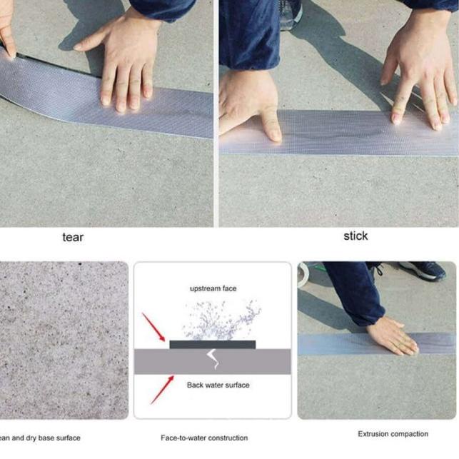 

Multifunction Repair Tape Lakban Alumunium Tahan Panas Anti Bocor - 10 x 500 CM