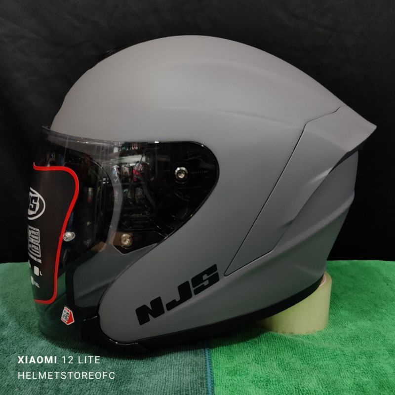 helm njs kairoz stone grey doff