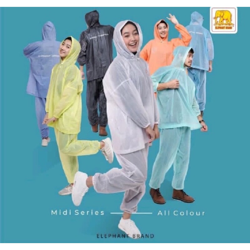 JAS HUJAN MIDI CELANA ELEPHANT