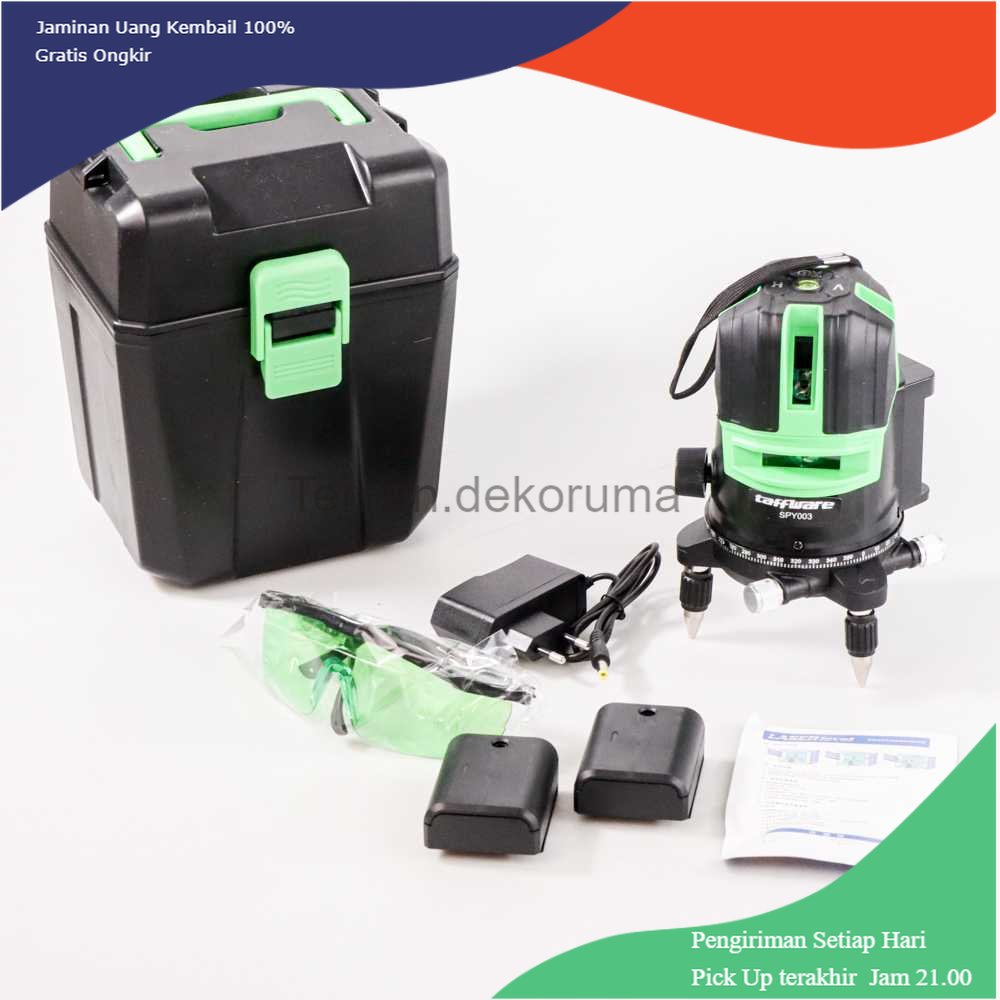 TD-PR2 Taffware Self Leveling Projector Green Laser 2 Line - SPY003