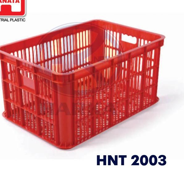 

KERANJANG INDUSTRI BOX KRAT LUBANG ROTI IKAN | HANATA HNT2003 HNT 2003