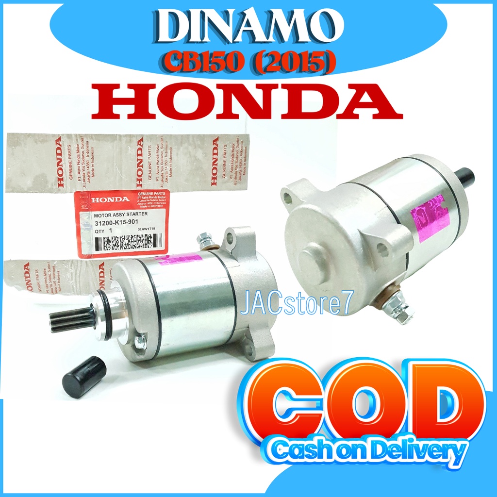 DINAMO STARTER K15 STARTING MOTOR ASSY START STATER CB150 2015 CB150R STREETFIRE OLD LAMA