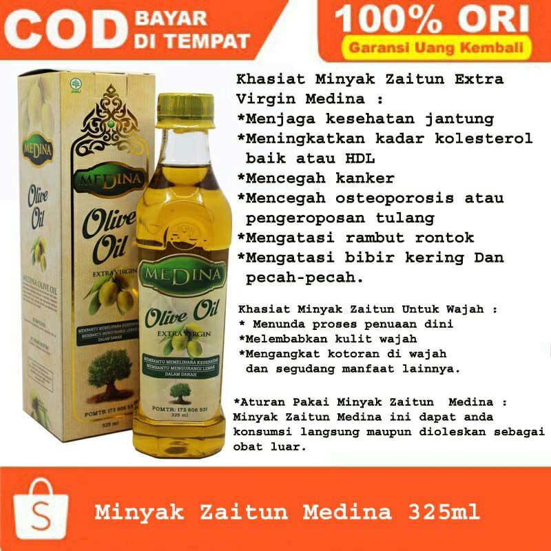 

Medina Minyak Zaitun 325 ML