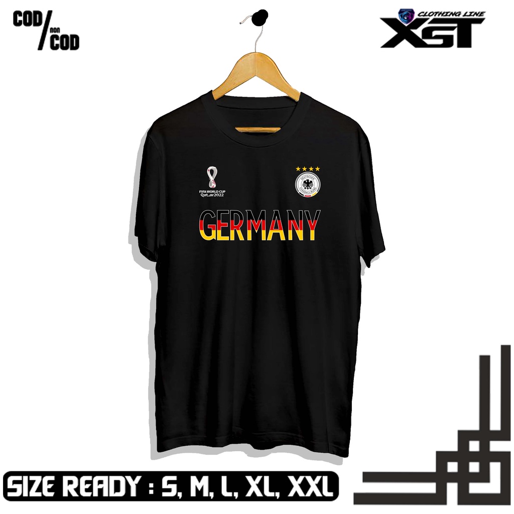 T-SHIRT BOLA PIALA DUNIA 2022 JERMAN
