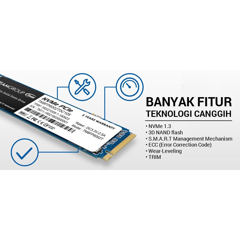 TEAM M2 NVME SSD 2280 MP33 M2 NVME 256GB/512GB/1TB/2TB