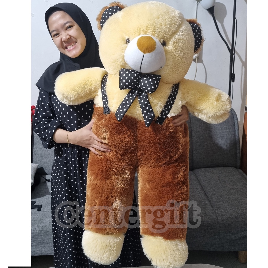 Boneka Teddy Bear Jojon Super Jumbo Boneka Beruang Raksasa 1.1Meter