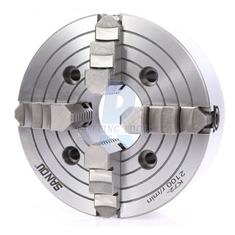 Chuck Bubut 200 K-72 8in SanOu - Chuck Bubut 8in 4Jaw SanOu - Catok Bubut 200 4Jaw Independen - Chuc